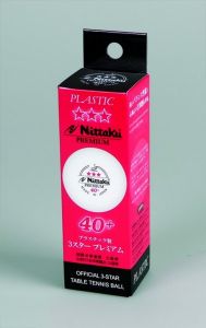 Nittaku Premium Plastic 40+ ( plastic ) *** piłeczki 40mm op.72szt