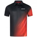 Koszulka polo Donic Flame 2024 black-red